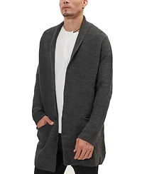 Ron Tomson Men's Modern Classic Minimalist Shawl Cardigan