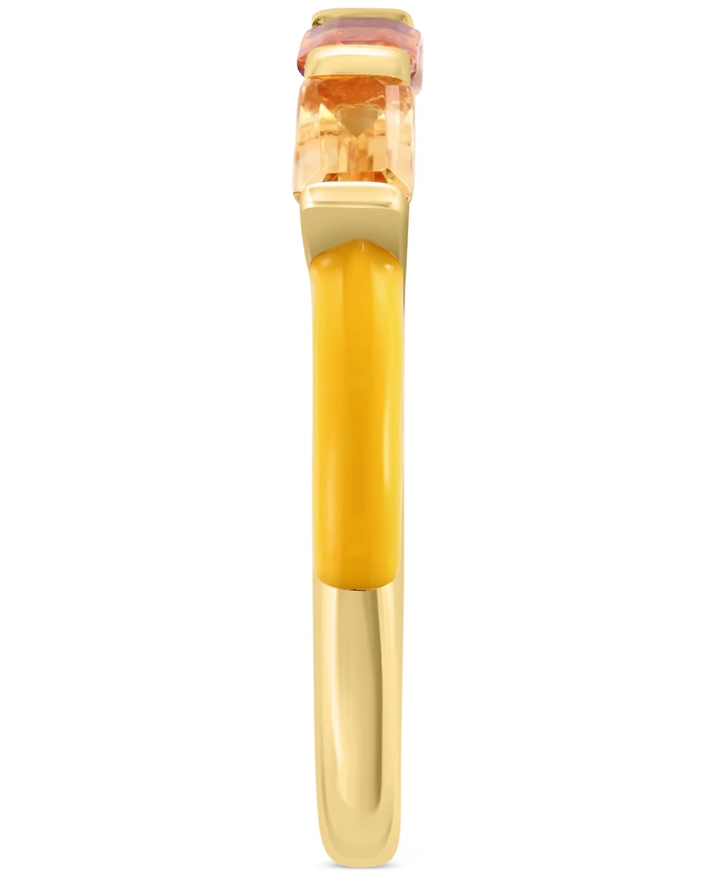 Effy Citrine (3/4 ct. t.w) set in 14k gold-plated sterling silver (Also available in Black Spinel and London Blue Topaz)
