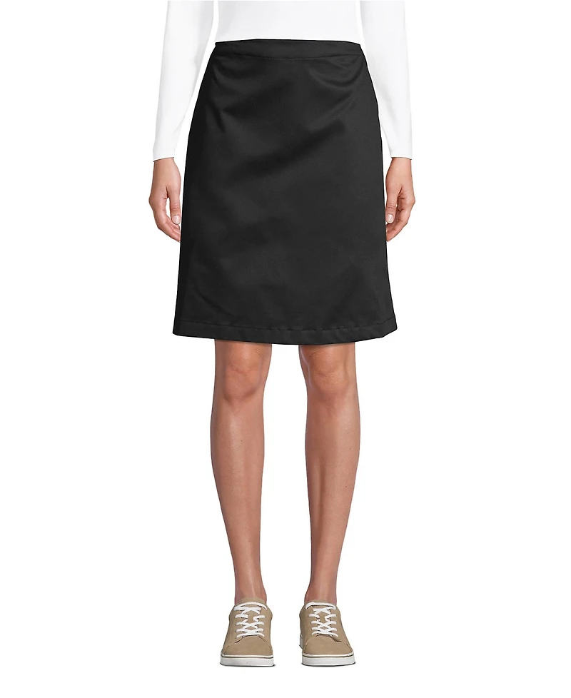 Lands' End Women's Blend Chino Skort Above Knee