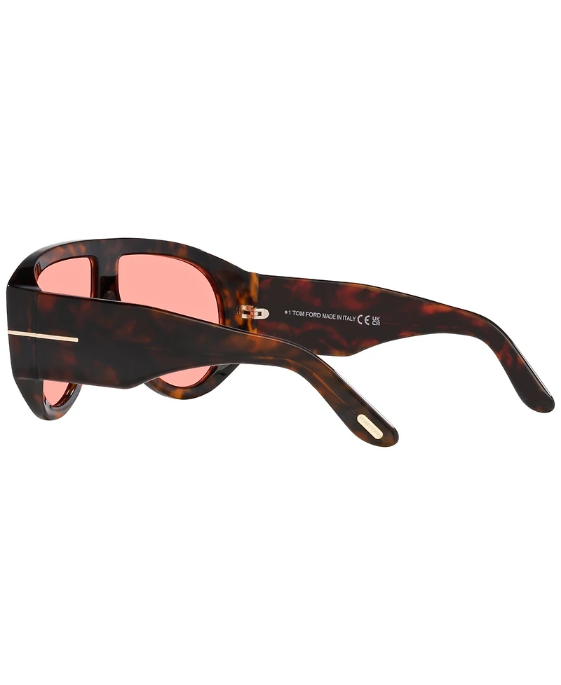 Tom Ford Men's Oversized Pilot Sunglasses, FT1044