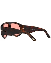 Tom Ford Men's Oversized Pilot Sunglasses, FT1044