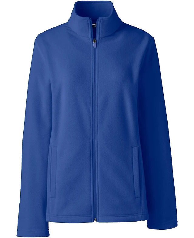 Macys Lands End Full Zip Fleece Lands' End Women's Tall