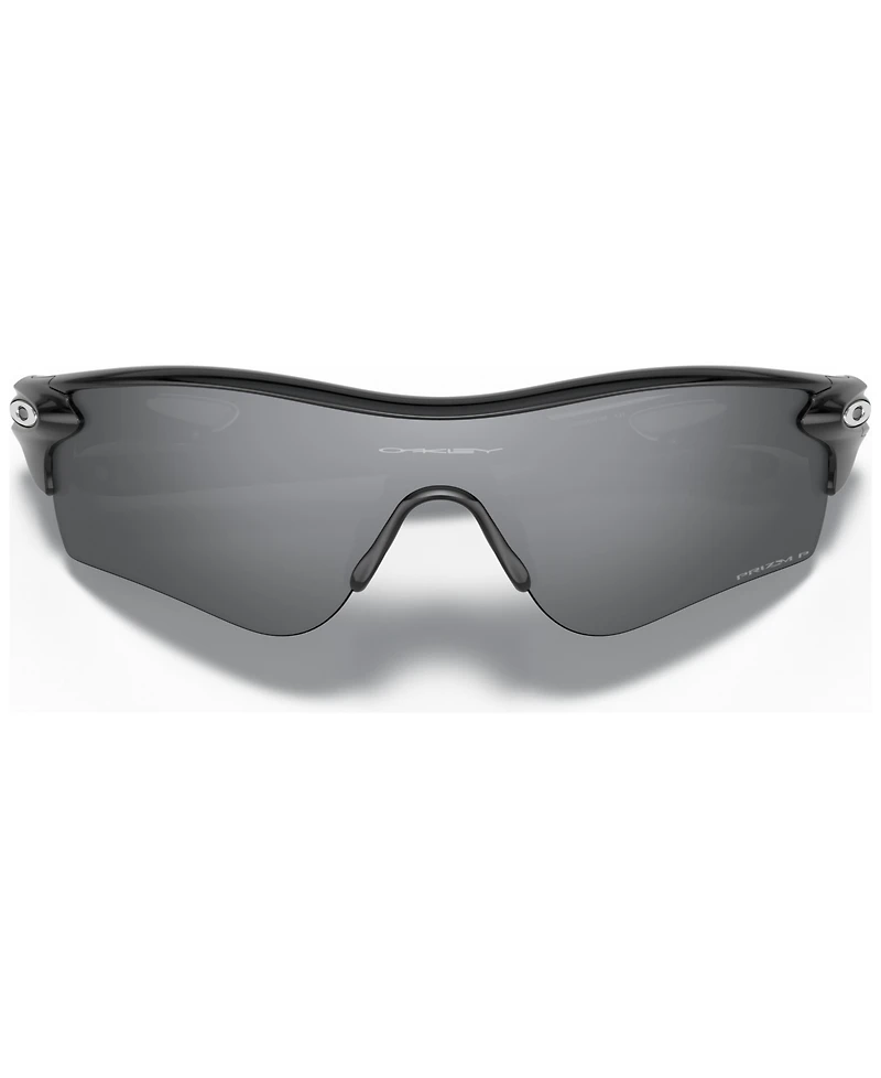Oakley Men's Polarized Low Bridge Fit Sunglasses, OO9206 RadarLock Path 38