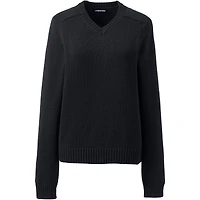 Lands' End Women's Cotton Modal V-neck Sweater