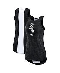 Women's Nike Black Chicago White Sox Right Mix High Neck Tank Top