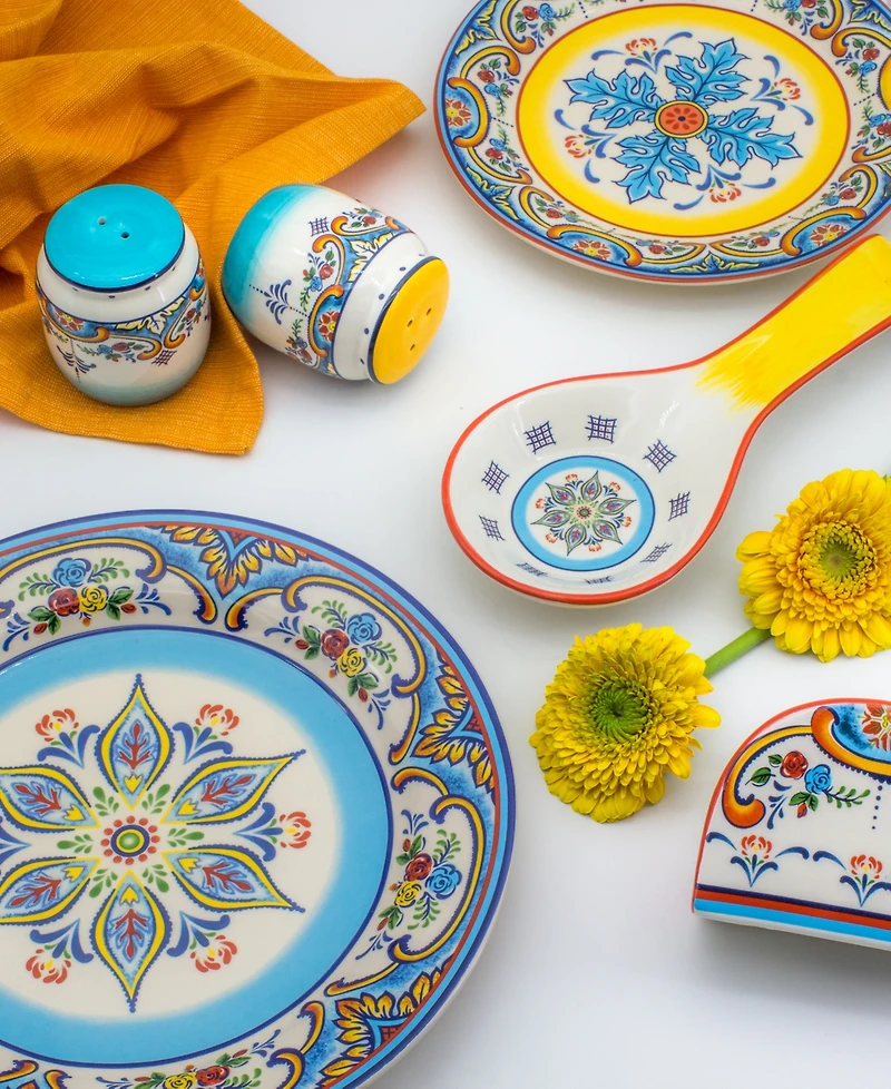 Euro Ceramica Zanzibar Kitchen Accessories, Set of 4