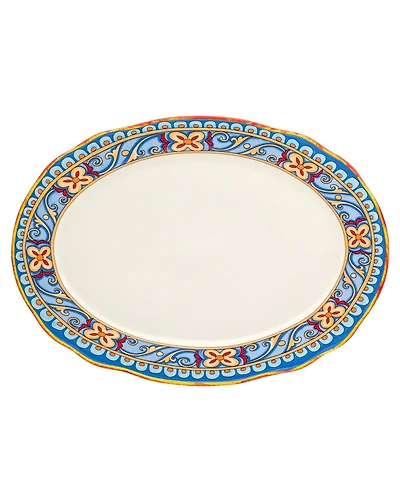 Euro Ceramica Duomo Oval Platter