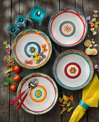 Euro Ceramica Galicia Pasta Bowls, Set of 4