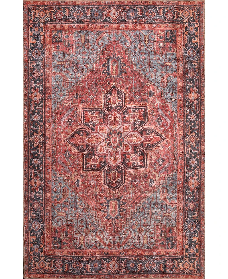 Kas London Machine Washable 4805 3'9" x 5'6" Area Rug