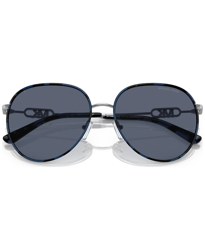 Michael Kors Women's Polarized Sunglasses, Empire Aviator