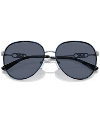 Michael Kors Women's Polarized Sunglasses, Empire Aviator