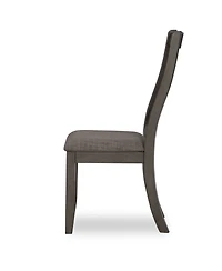 Allston Park Gray Farmhouse Dining Chair, Set of 2