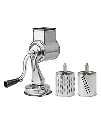 Fante's Suction Base Cheese Grater with 2 Grating Drums, The Italian Market Original since 1906