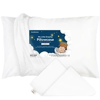 KeaBabies Toddler Pillowcase for 14X20 Pillow, Organic Pillow Case, Travel Pillow Case Cover