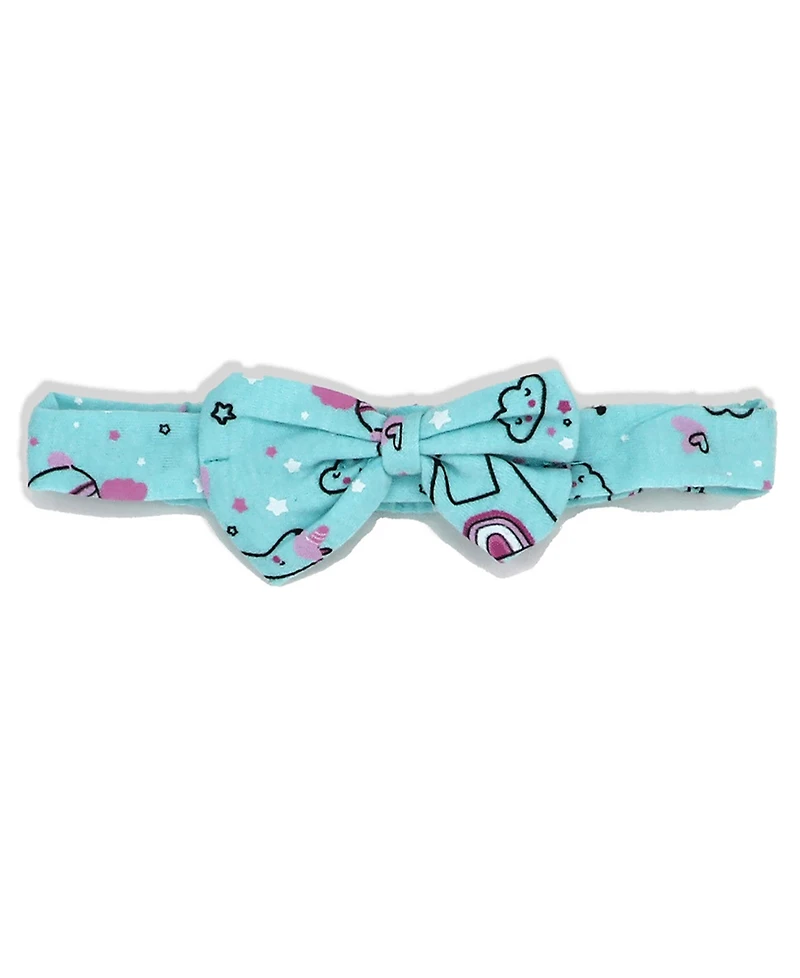 Lily & Jack Baby Girls Lamacorn Bodysuit, Leggings, Socks and Headband, 4 Piece Set