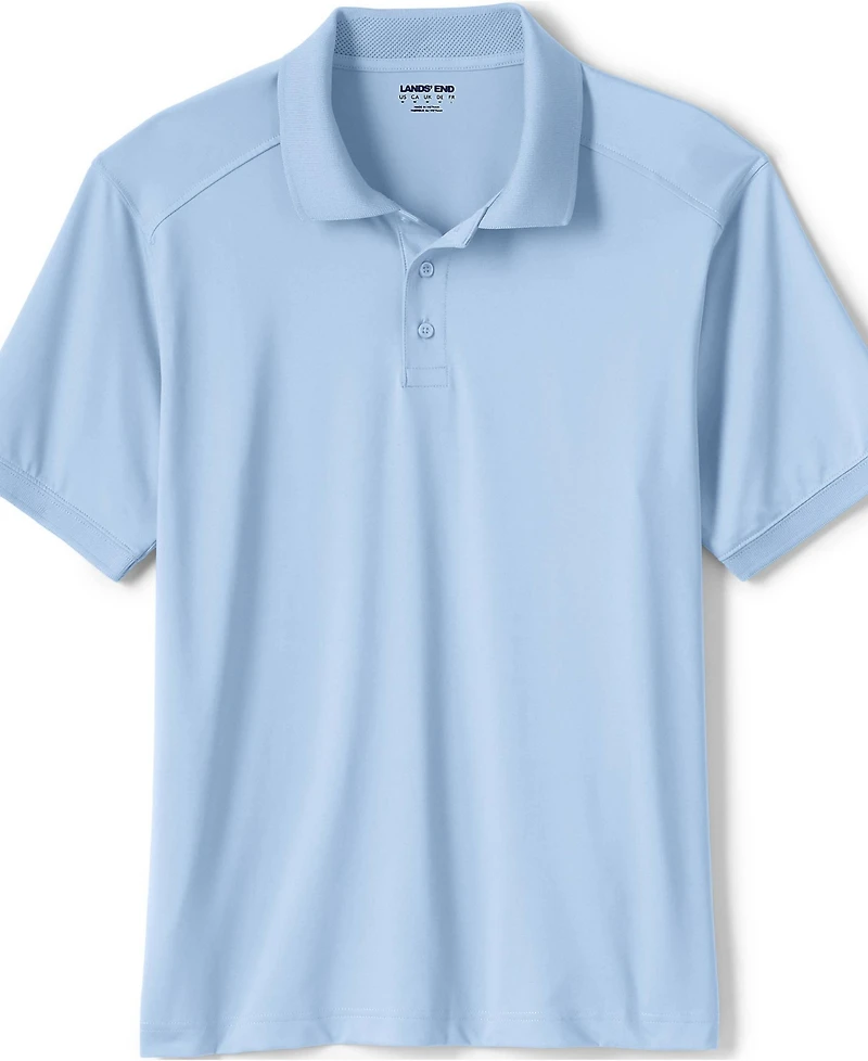 Lands' End Men's Short Sleeve Rapid Dry Polo Shirt
