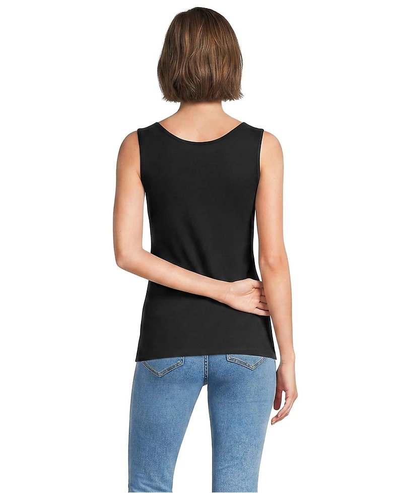 Lands' End Women's Cotton Tank Top