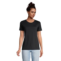 Lands' End Women's Supima Cotton Crewneck T-Shirt