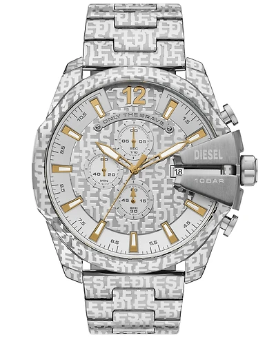 Diesel Men's Mega Chief Chronograph Stainless Steel Watch 51mm