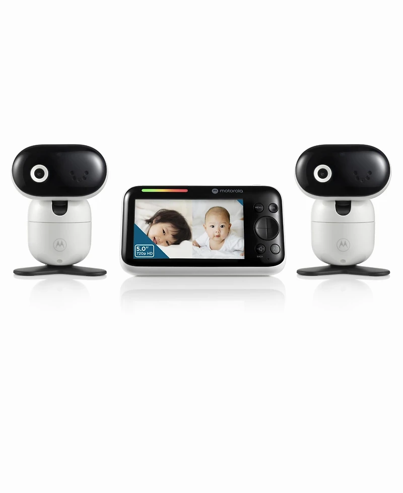 Motorola 5.0" Hd Motorized Video Baby Monitor, 2 Camera Set