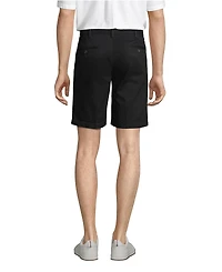 Lands' End Men's No Iron 9" Comfort Waist Pleated Front Chino Short