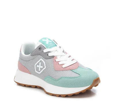 Xti Women's Sneakers By Grey With Multicolor Accent