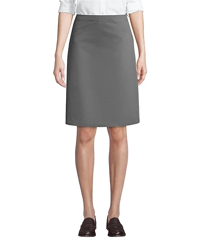 Lands' End Women's Blend Chino Skort Top of Knee