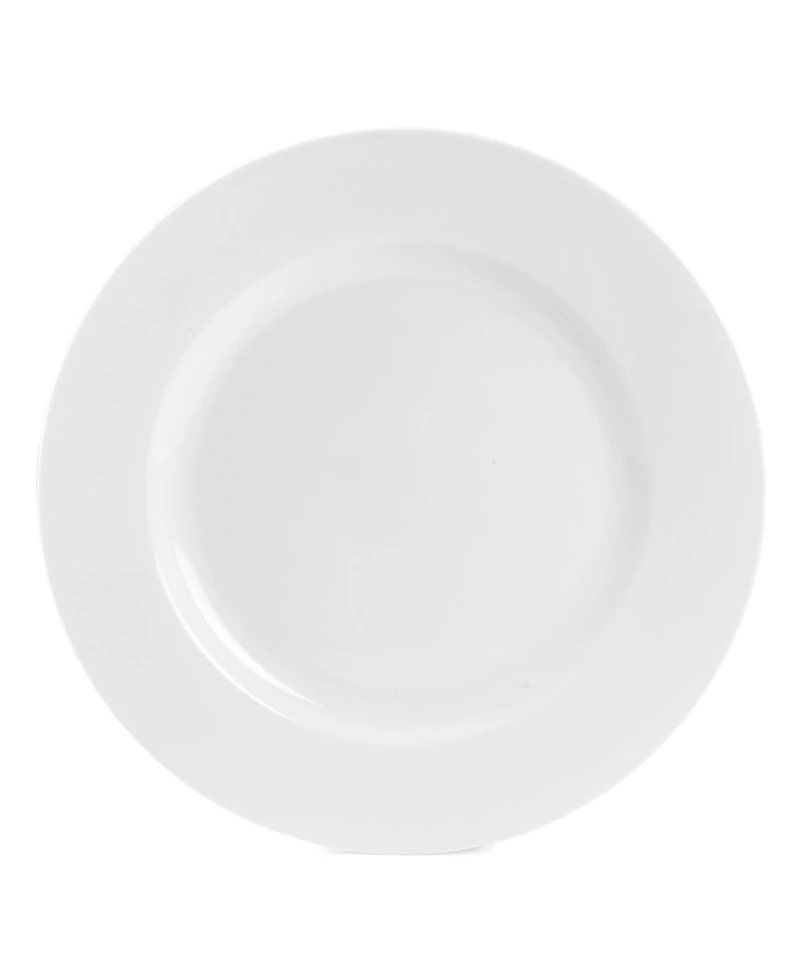 Fitz and Floyd Everyday Whiteware Classic Rim Salad Plate 4 Piece Set
