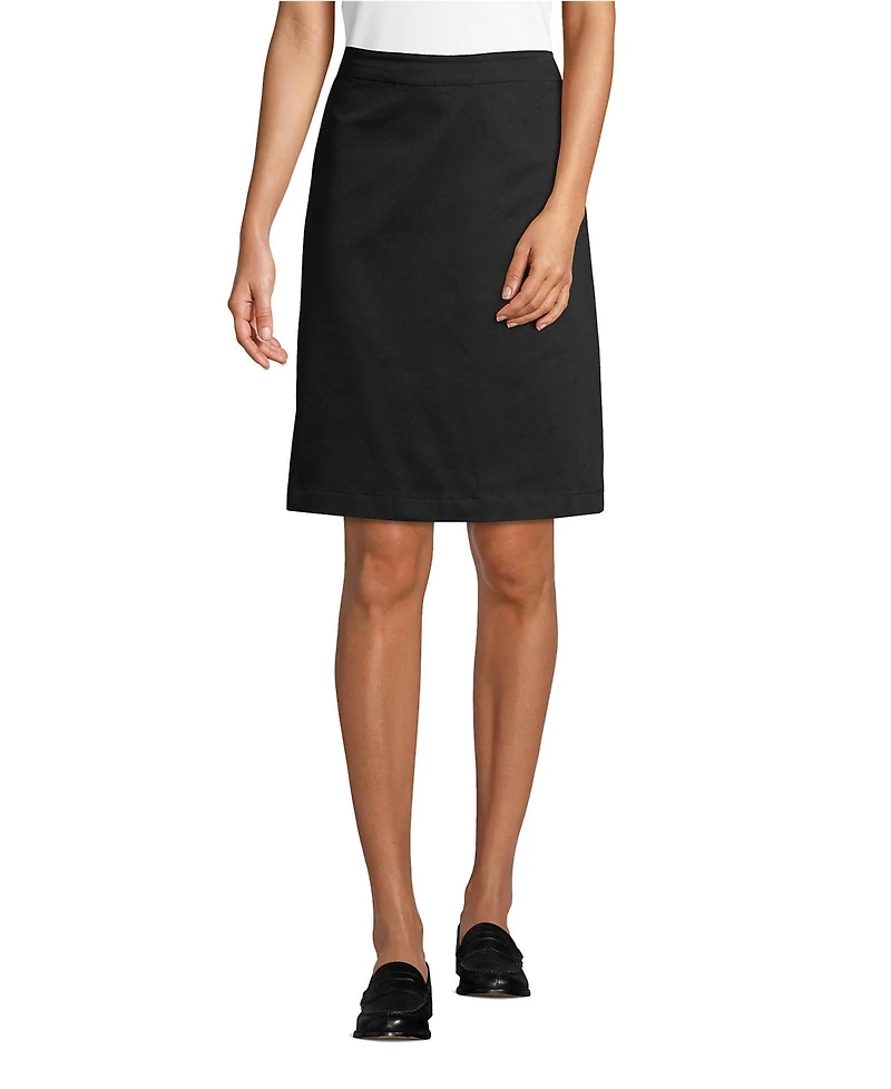 Lands' End Women's Blend Chino Skort Top of Knee