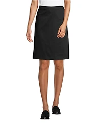 Lands' End Women's Blend Chino Skort Top of Knee