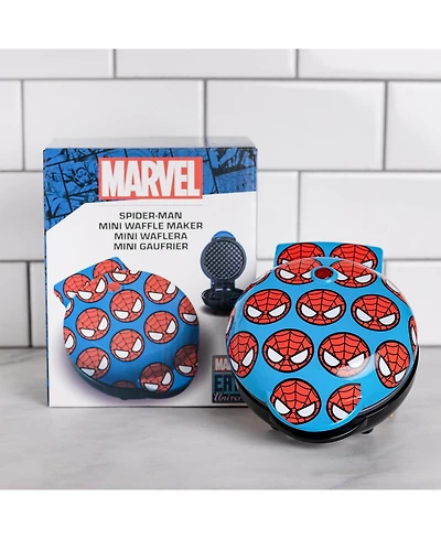 Uncanny Brands Marvel Spider-Man Mini Waffle Maker - Marvel Kitchen Appliance