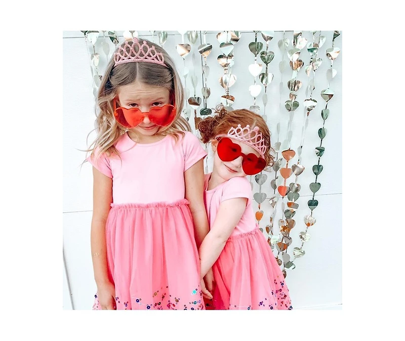Sweet Wink Girls Pink Tiara Headband
