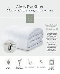 Ella Jayne Allergy Free Zipper Mattress or Box Spring Encasement, Fits Mattresses up to 18