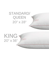Pillow Gal White Goose Down & Feather Filled Pillow, King