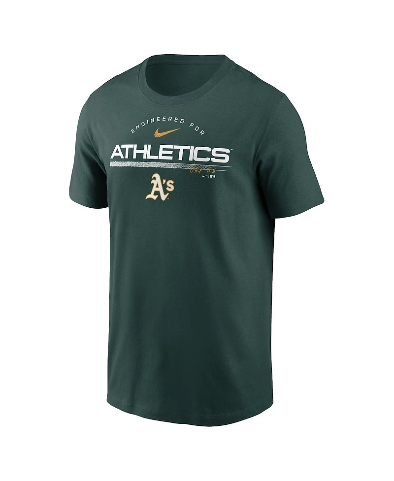 Men's Nike Green Oakland Athletics Team Engineered Performance T-shirt