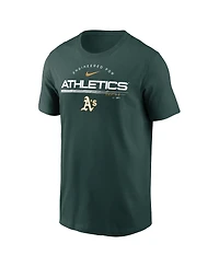 Men's Nike Green Oakland Athletics Team Engineered Performance T-shirt