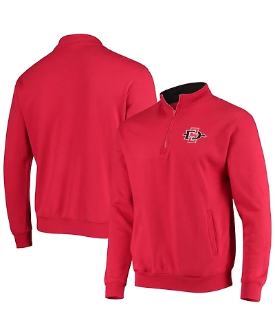 Men's Colosseum San Diego State Aztecs Tortugas Logo Quarter-Zip Jacket