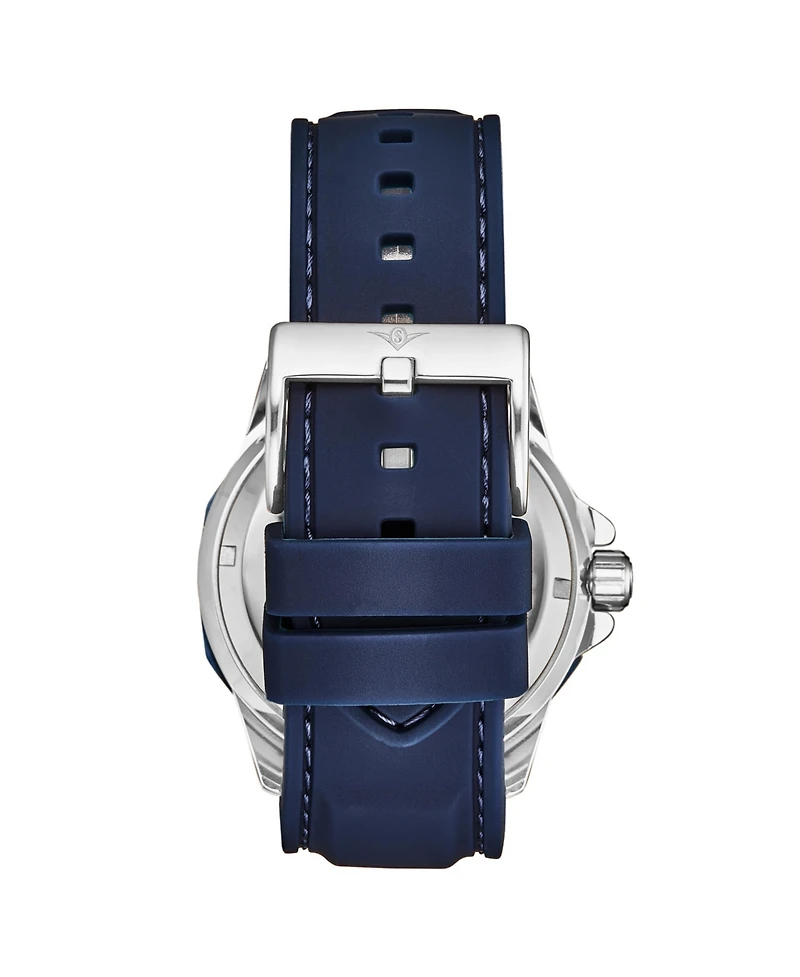 Stuhrling Edwardian 4018 Men s Automatic Skeleton Watch – 44mm Stainless Steel Case, Skeleton Dial