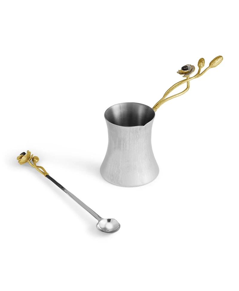 Michael Aram Anemone Small Coffee Pot with Spoon