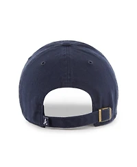 Men's '47 Brand Navy Atlanta Braves Clean Up Adjustable Hat