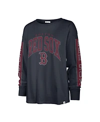 Women's '47 Brand Navy Boston Red Sox Statement Long Sleeve T-shirt