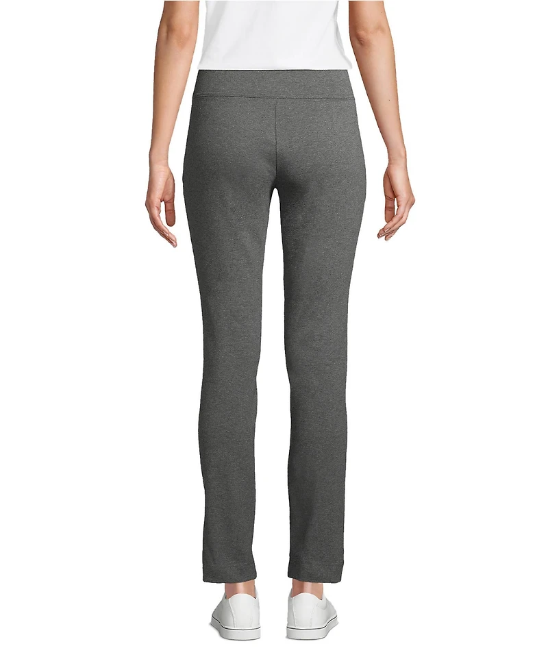Lands' End Petite Starfish Mid Rise Slim Leg Pants