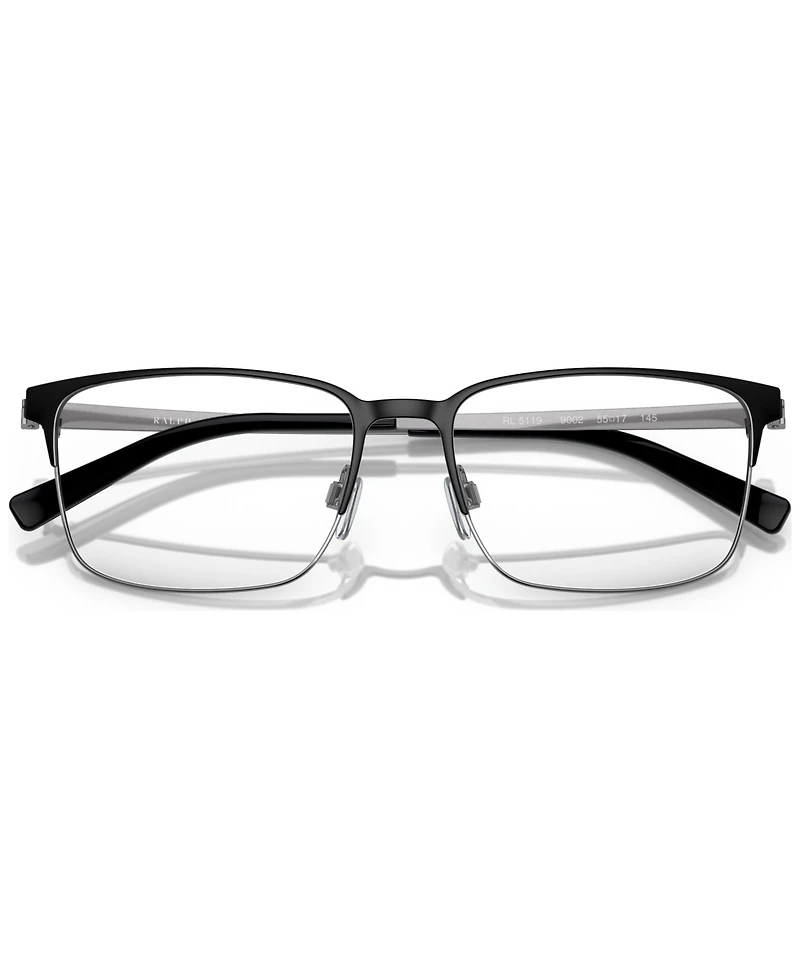 Ralph Lauren Men's Rectangle Eyeglasses, RL5119 55