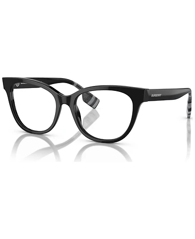Burberry Women's Cat Eye Low Bridge Fit Eyeglasses, BE2375F 53