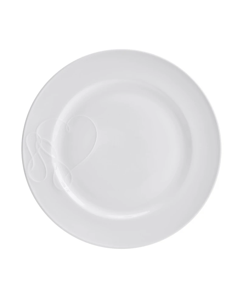 Mikasa Embossed Love Story Bone China 18 Piece Dinnerware Set, Service for 6