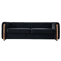 Streamdale Furniture Modern Velvet Sofa