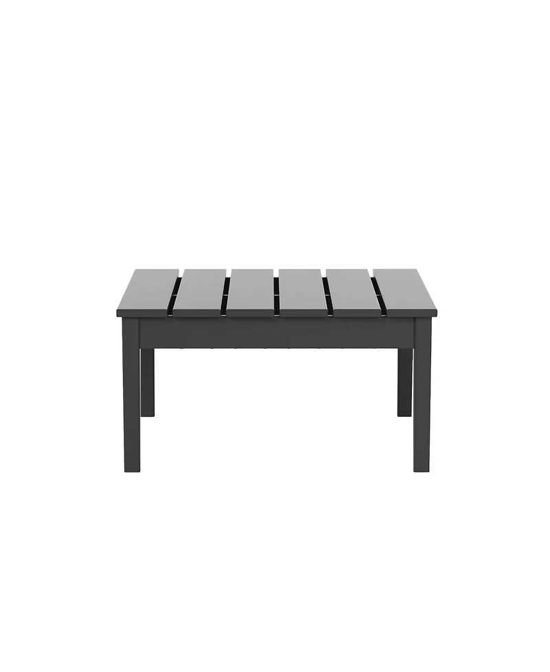 WestinTrends Outdoor Patio Modern Adirondack Coffee Table