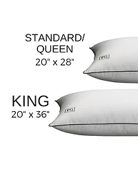 Pillow Guy 100% Certified Rds White Goose Down Firm Density Pillow, Standard/Queen