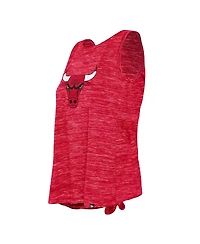 Women's New Era Red Chicago Bulls Space Dye Active Tank Top
