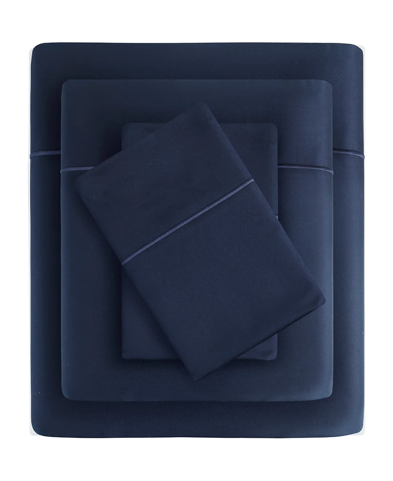Madison Park 600 Thread Count Pima Cotton Sateen 7-Pc. Sheet Set, Split King